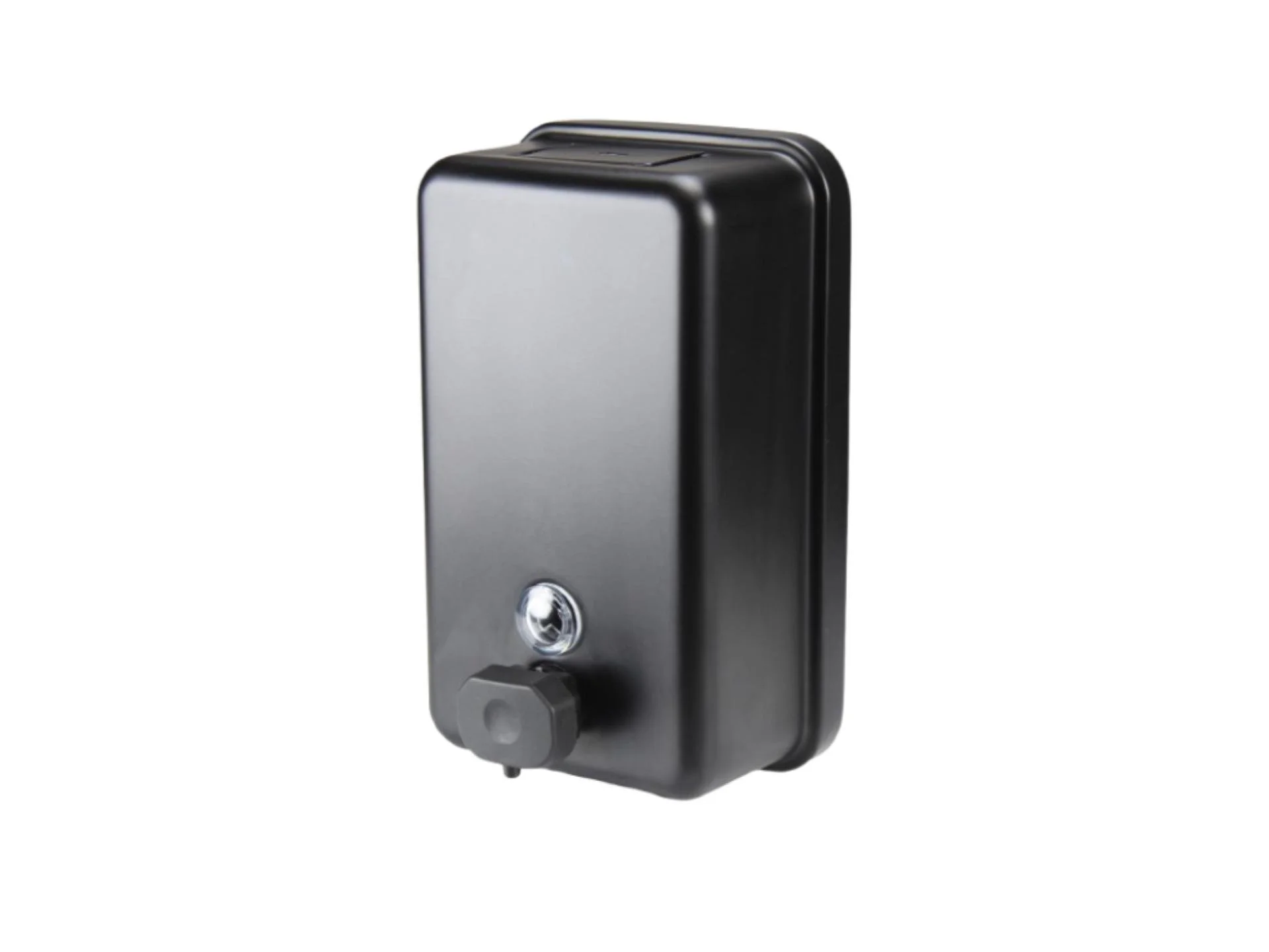 Commercial Wall Mount Soap Dispenser Stainless Steel Black 1100ml