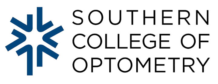 Logo of Southern College of Pharmacy featuring a blue snowflake design.