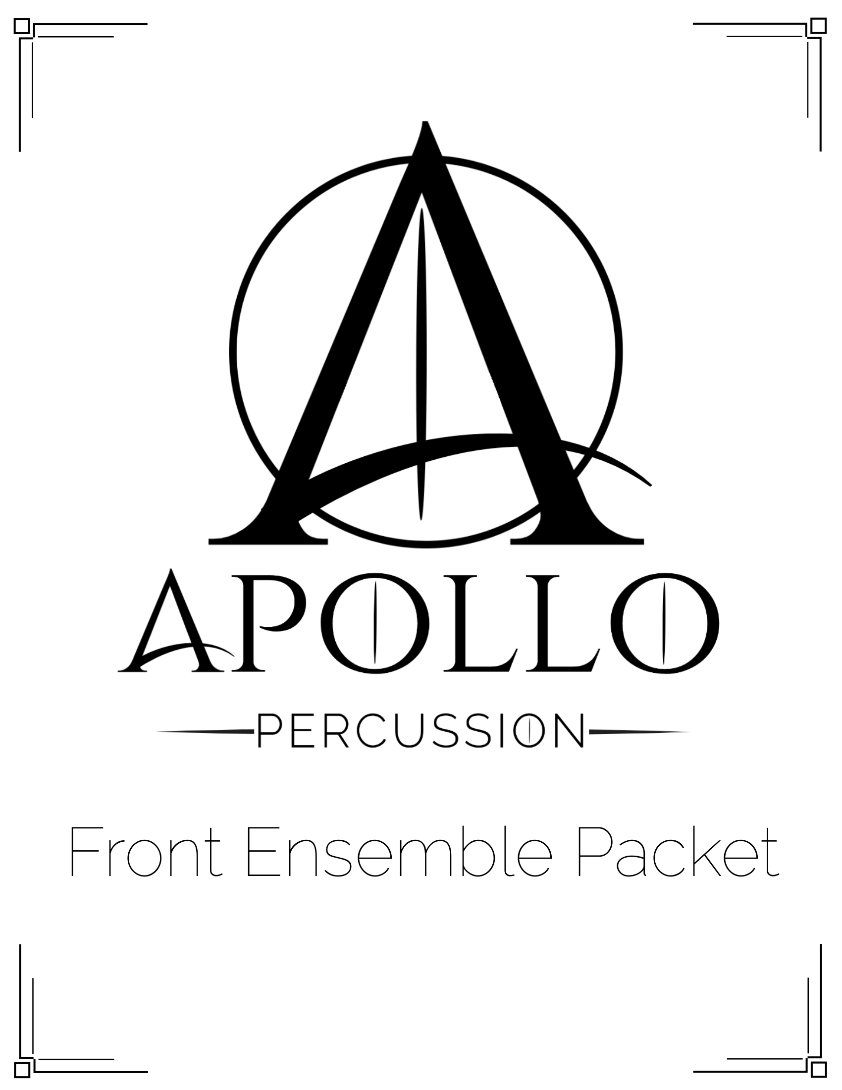 Clinic Registration: Front Ensemble