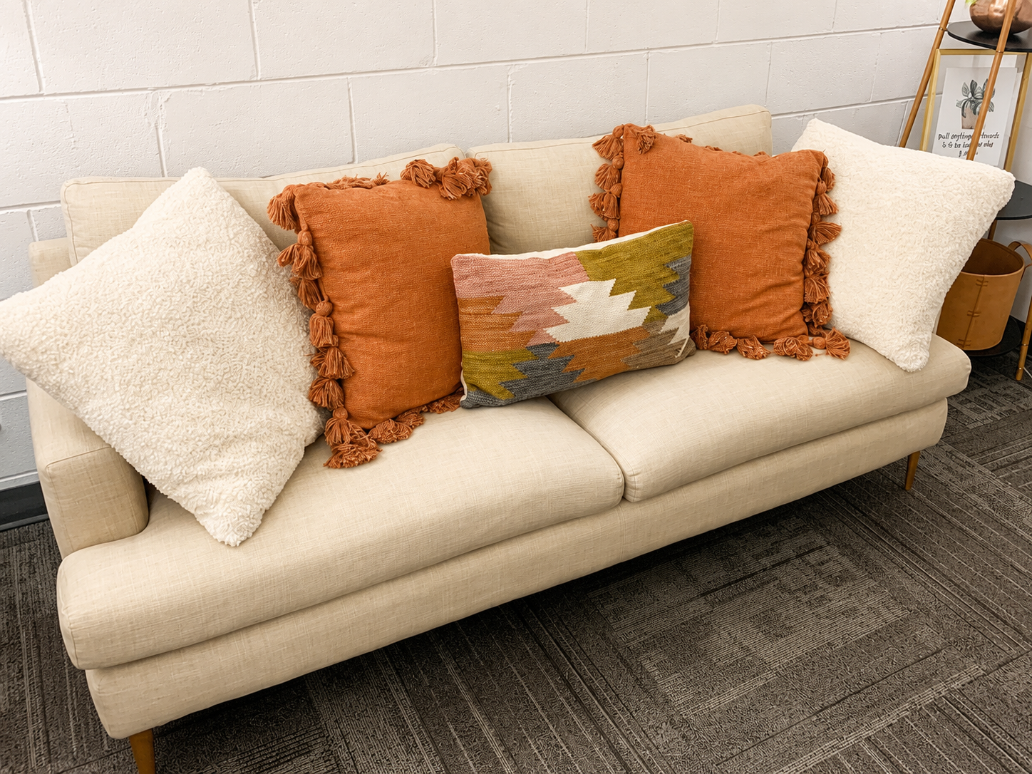 Comfortable therapy office seating at True North Counseling in Nashville, Tennessee