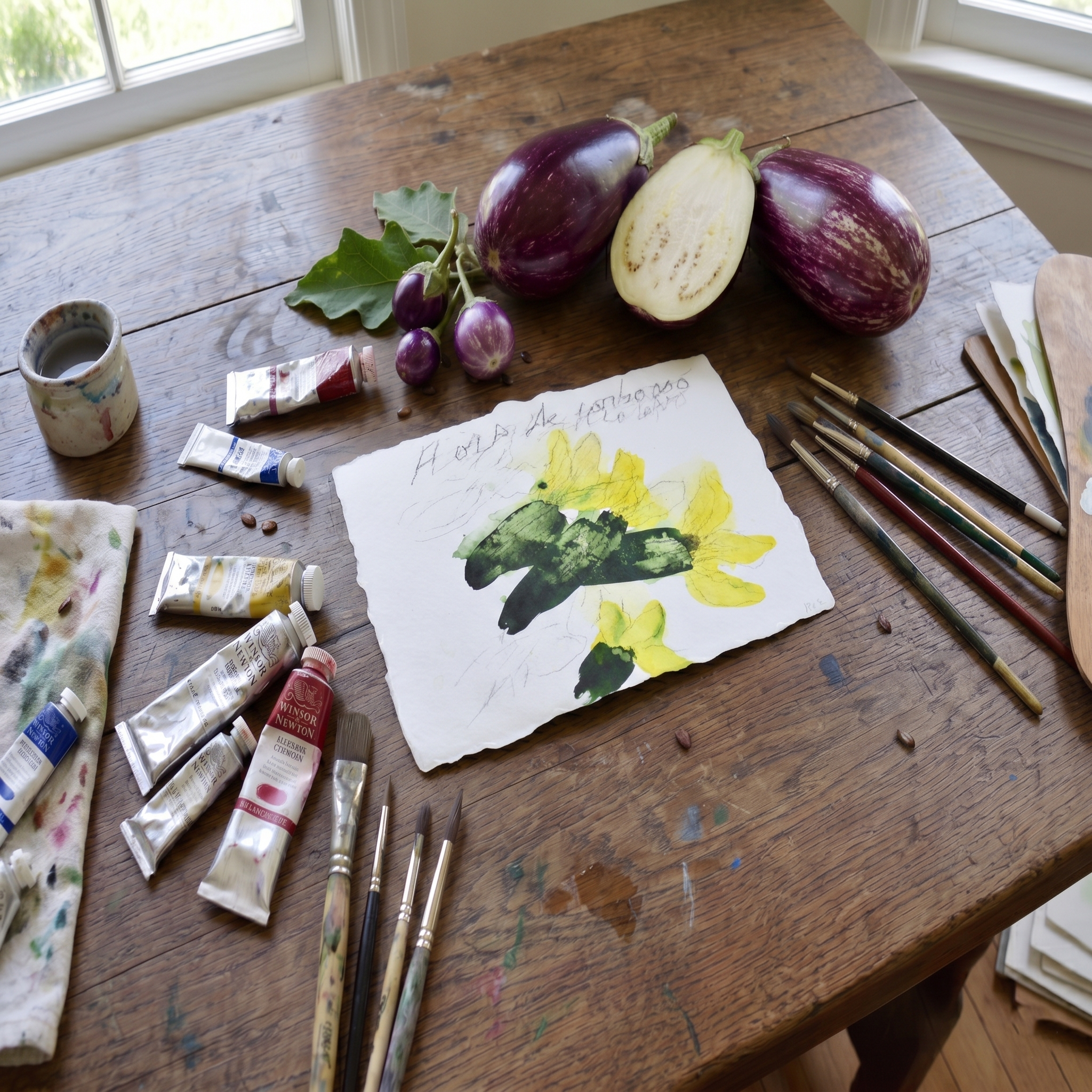 Flors d'albergínia __ Fleurs d'aubergine 2.png