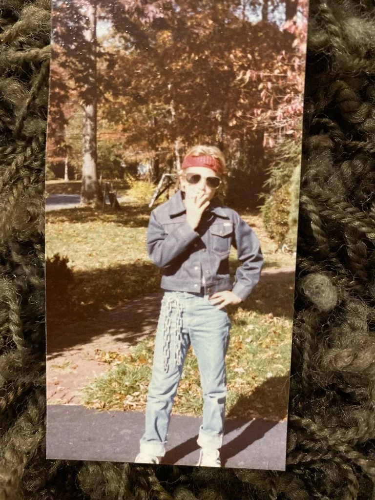 Evan at age 12 in New Jersey around the time he bought Ghost in the Machine and began discovering music through WPLJ and WNEW.
