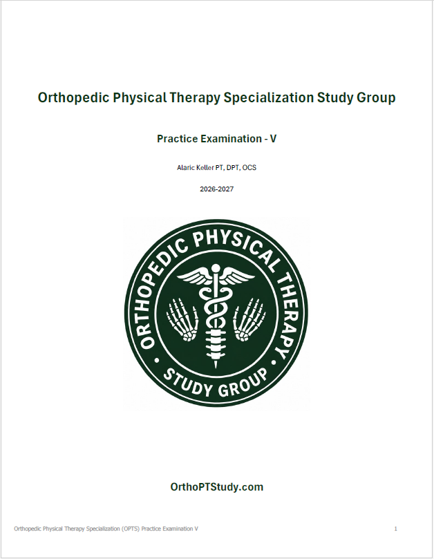 OPTS V Practice Examination (2026-2027)