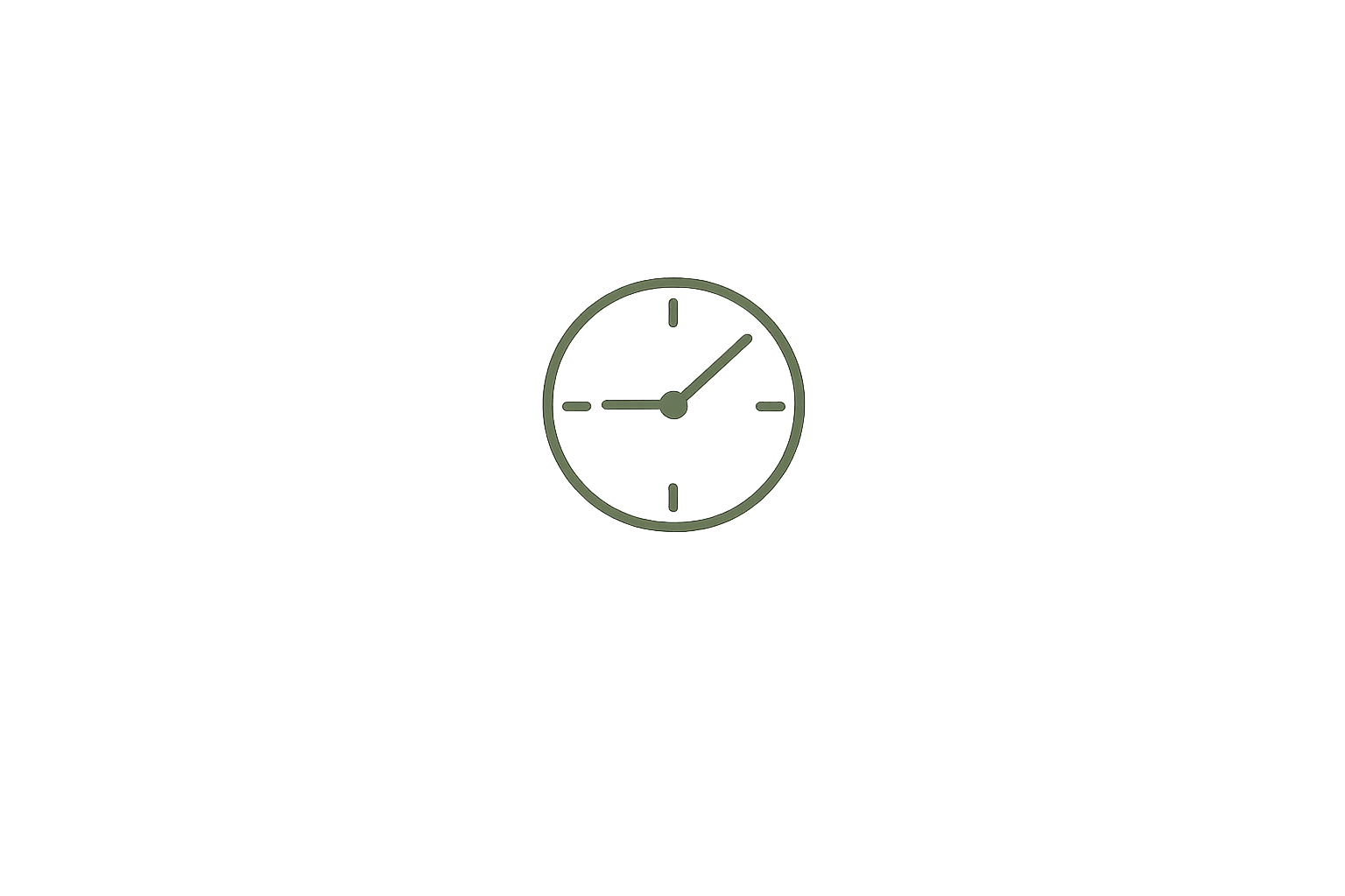 A clock showing the time as 9:07.