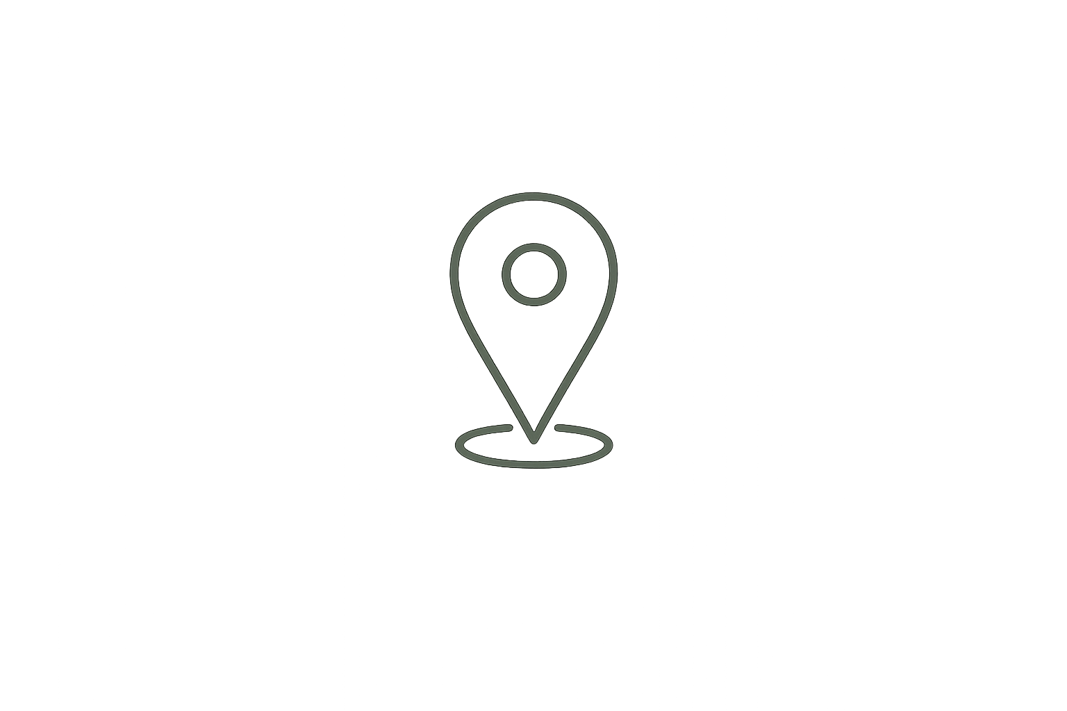 Icon of a location pin on a blurred, gradient background.