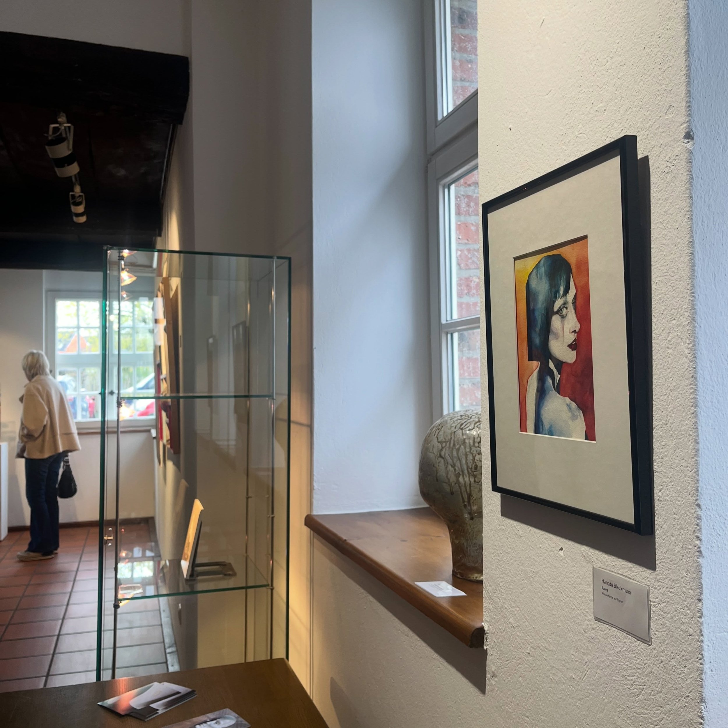 Raree in the group exhibition at Melle, at the Alte Posthalterei 💞