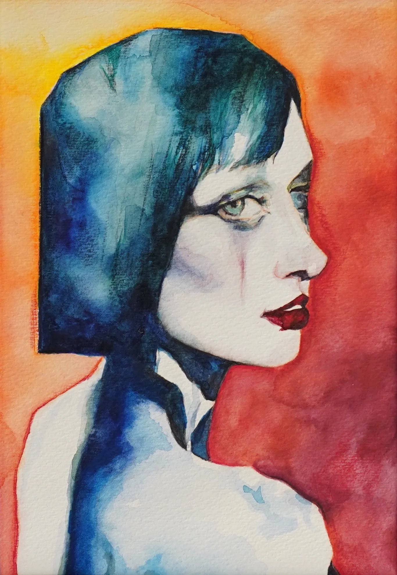 Raree, 2024 
Watercolour on Paper
Exhibited in Melle Alte Posthalterei
Published in Somersault Magazine