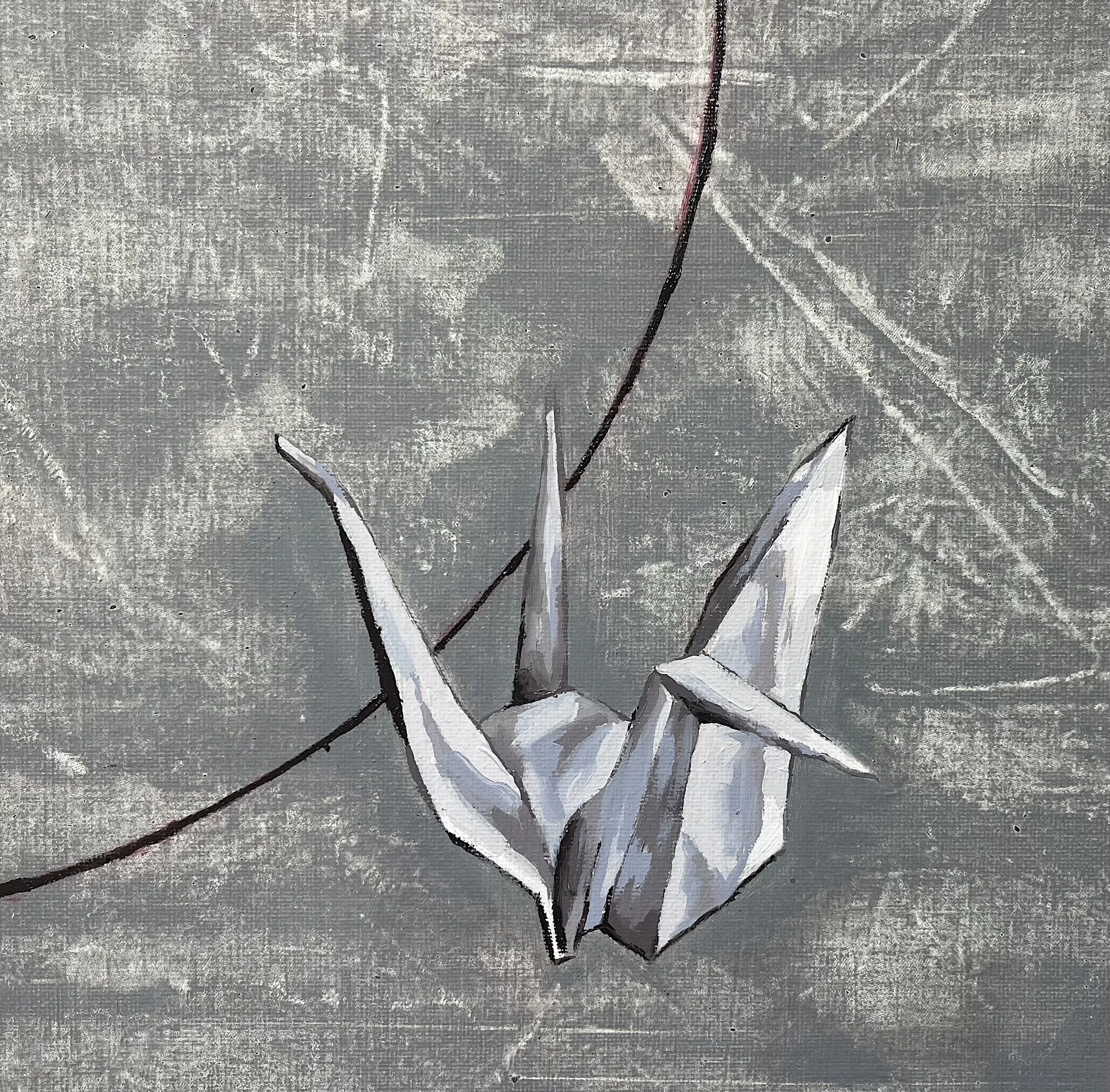 Lone 2, 2026
25 x 25 cm, Oil on Canvas
Exhibited in Galerie K.