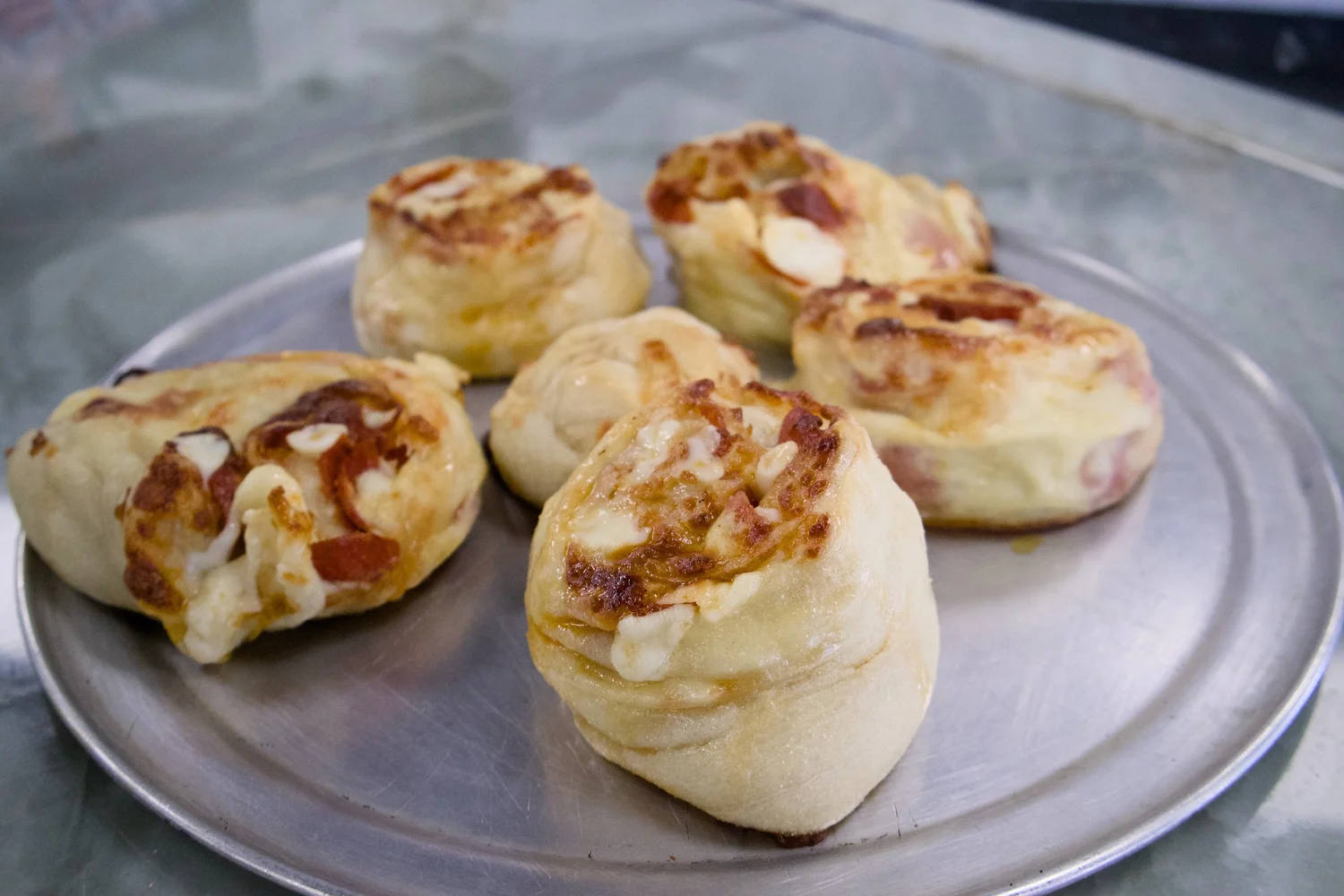 Fresh baked savory pastries