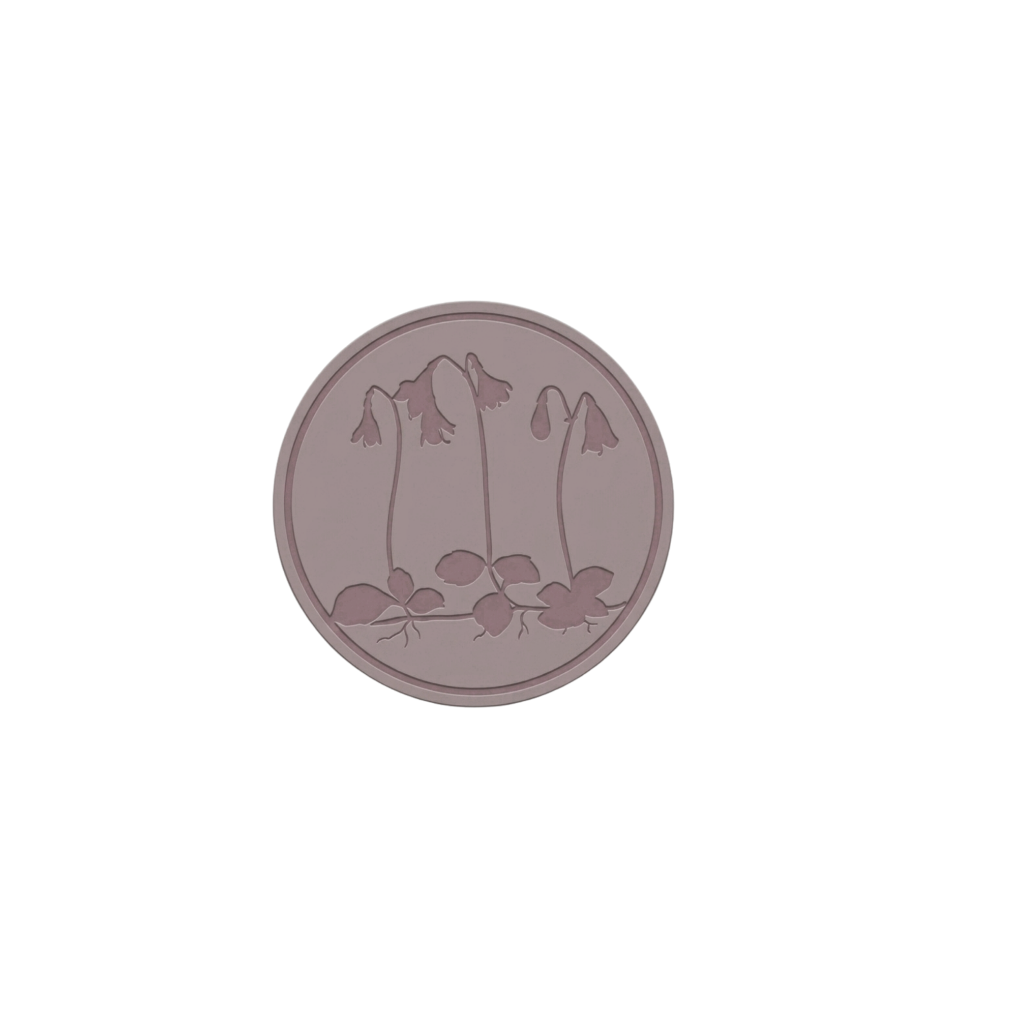 Logo Vildmoos. Dusty Rose.
