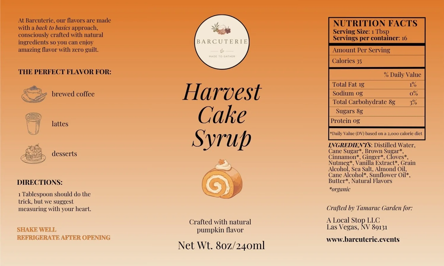 Pumpkin Harvest Cake Syrup 8oz jpg.jpg