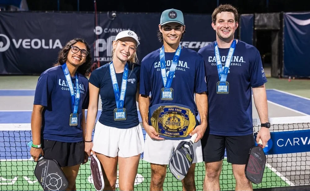 Jayna at a pickleball tournament