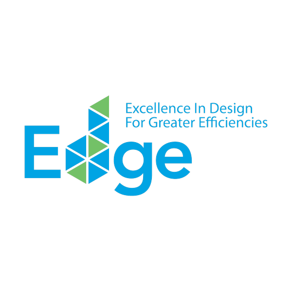 Logotipo Edge, Excelence In Design For Greater Efficiencies
