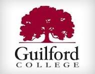 Guilford College logo with a large red tree and the college name beneath.
