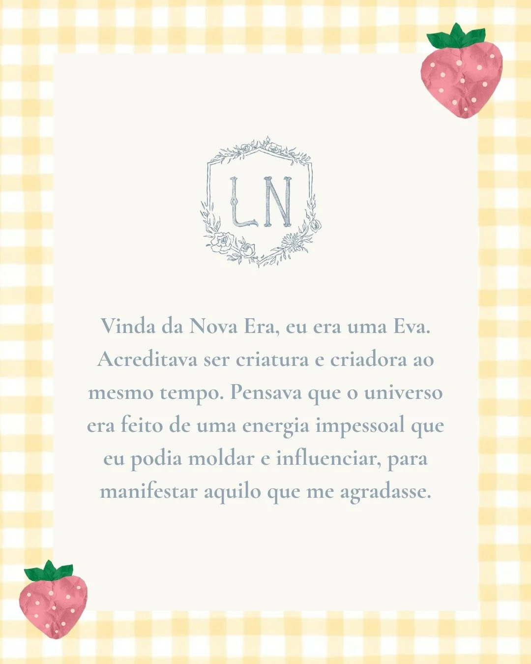Comenta "BLOG" para leres o artigo completo. Num mundo de Evas que sejamos Marias.