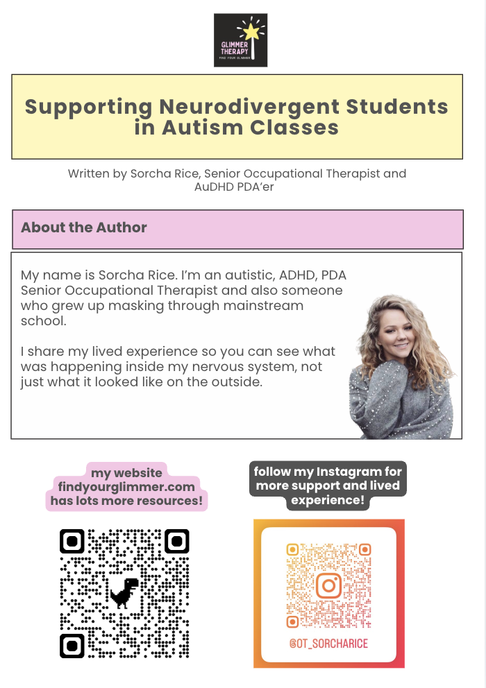 Supporting Autism Class Teachers