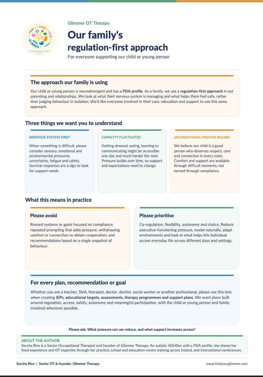 Our Family's Regulation-First Approach