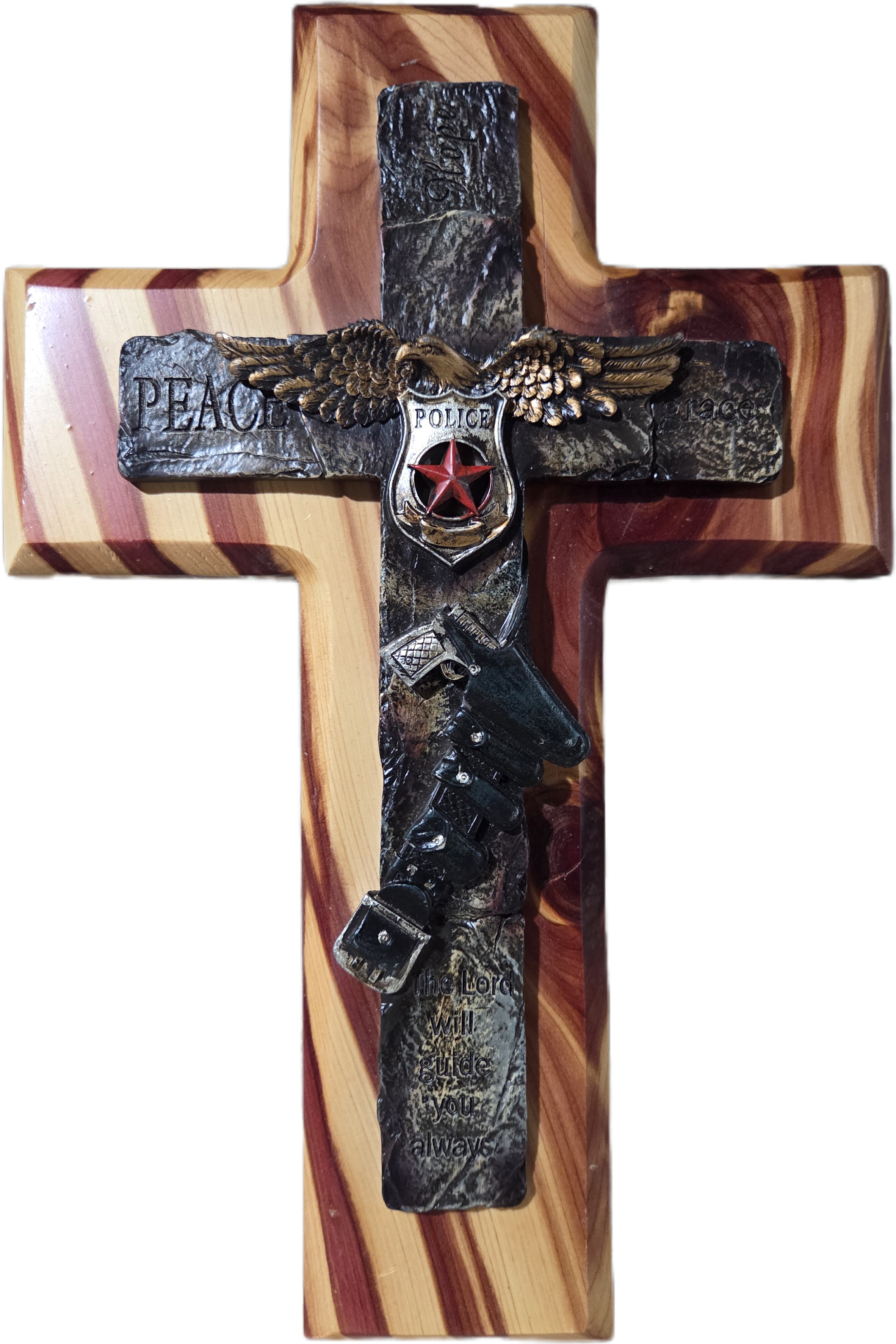 Police Tribute Cedar Cross 15