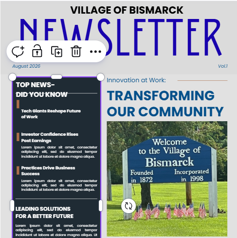 Bismarck Newsletter