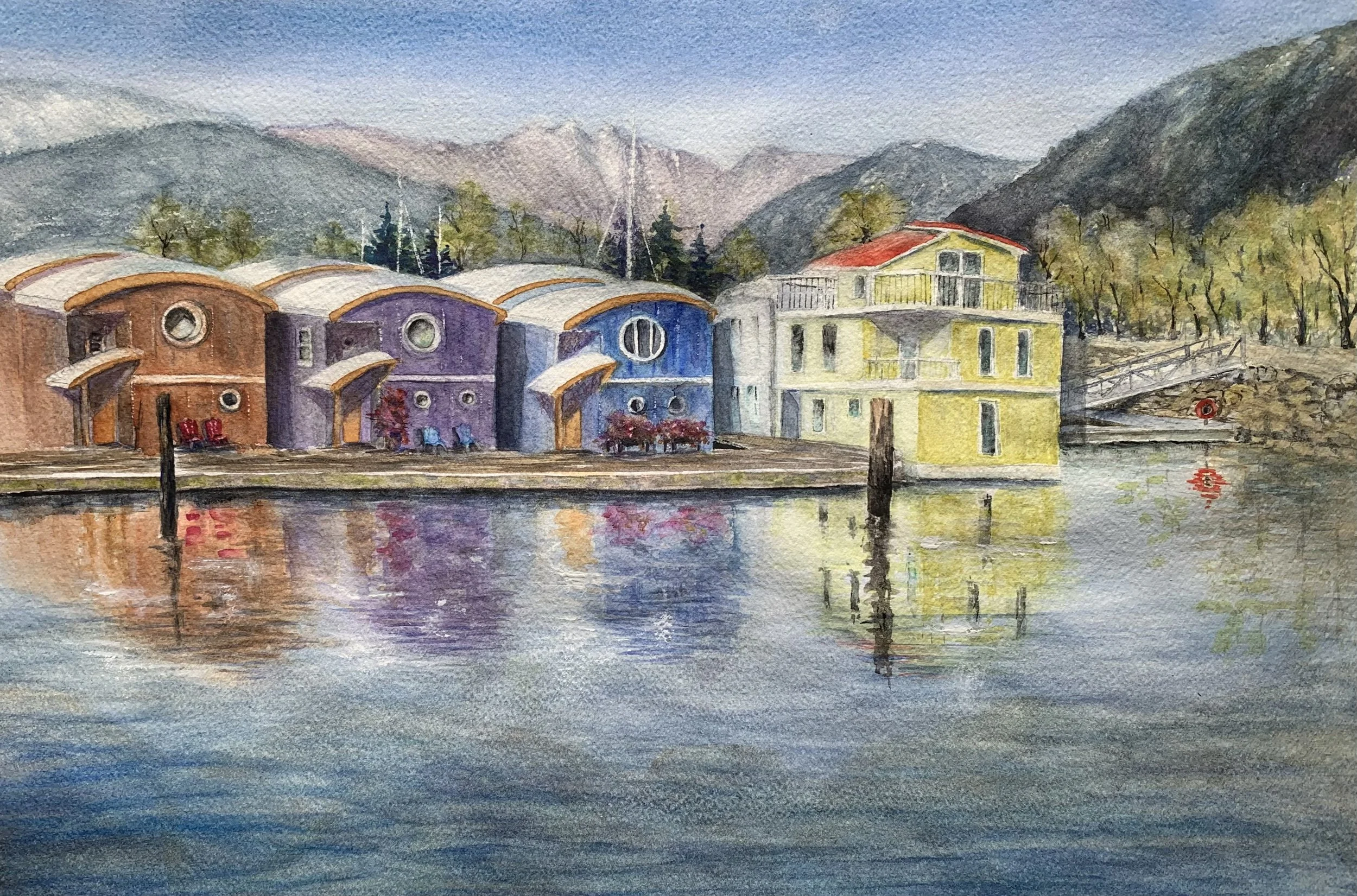 Houseboats of North Vancouver