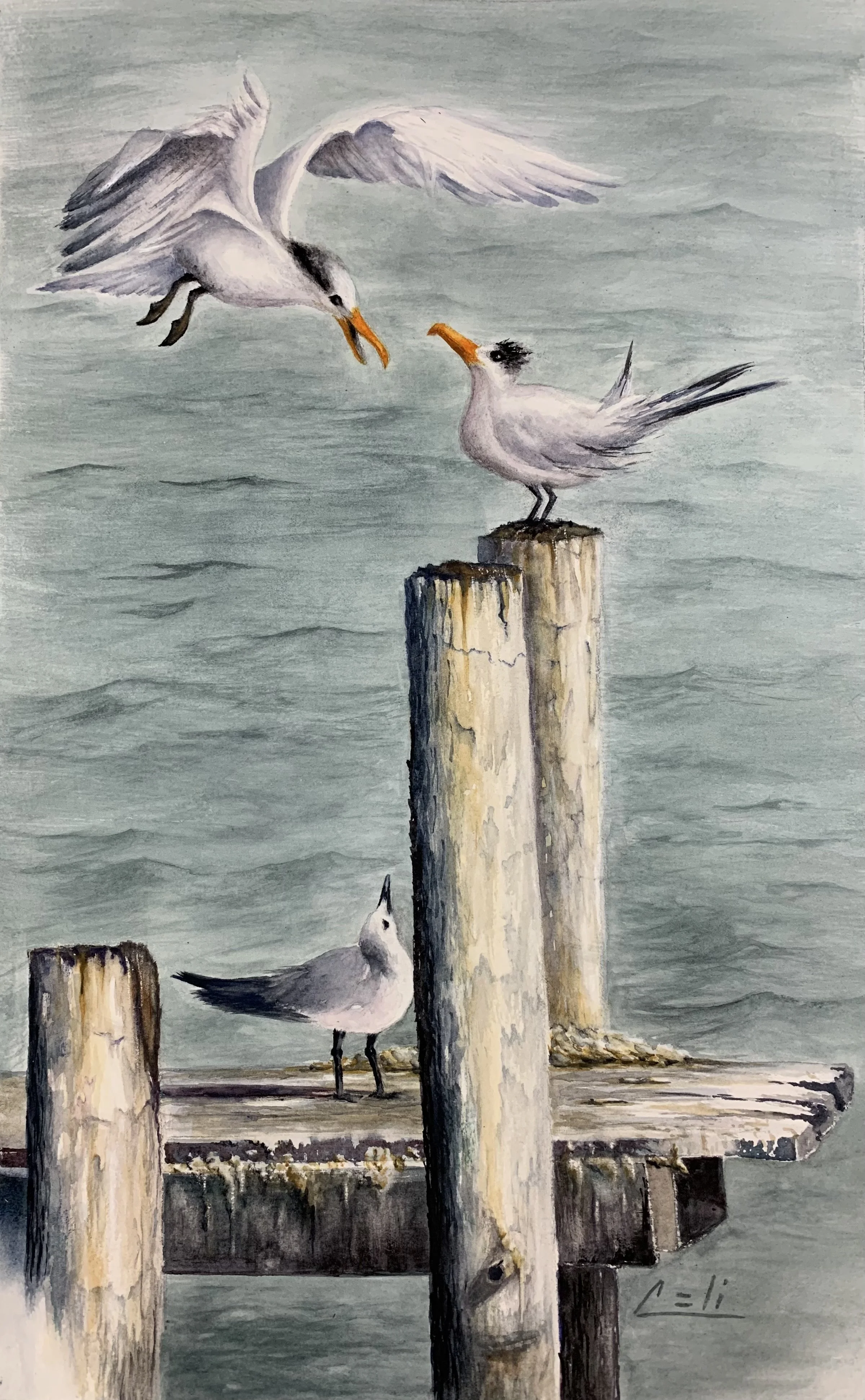 Gossips at the Pier