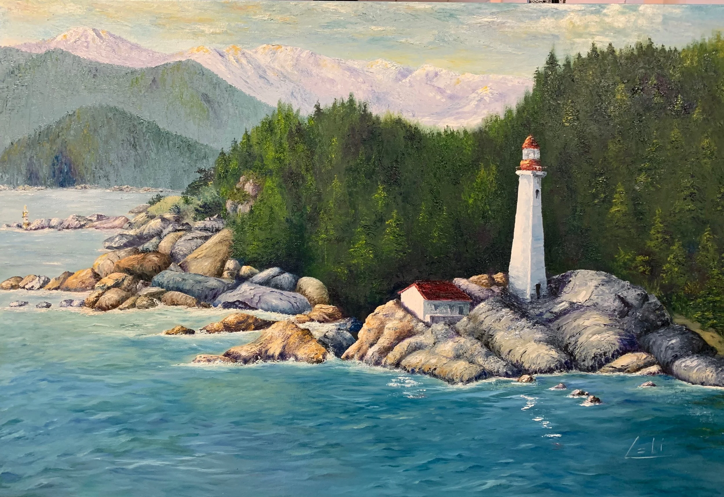 Cruising along Lighthouse Park