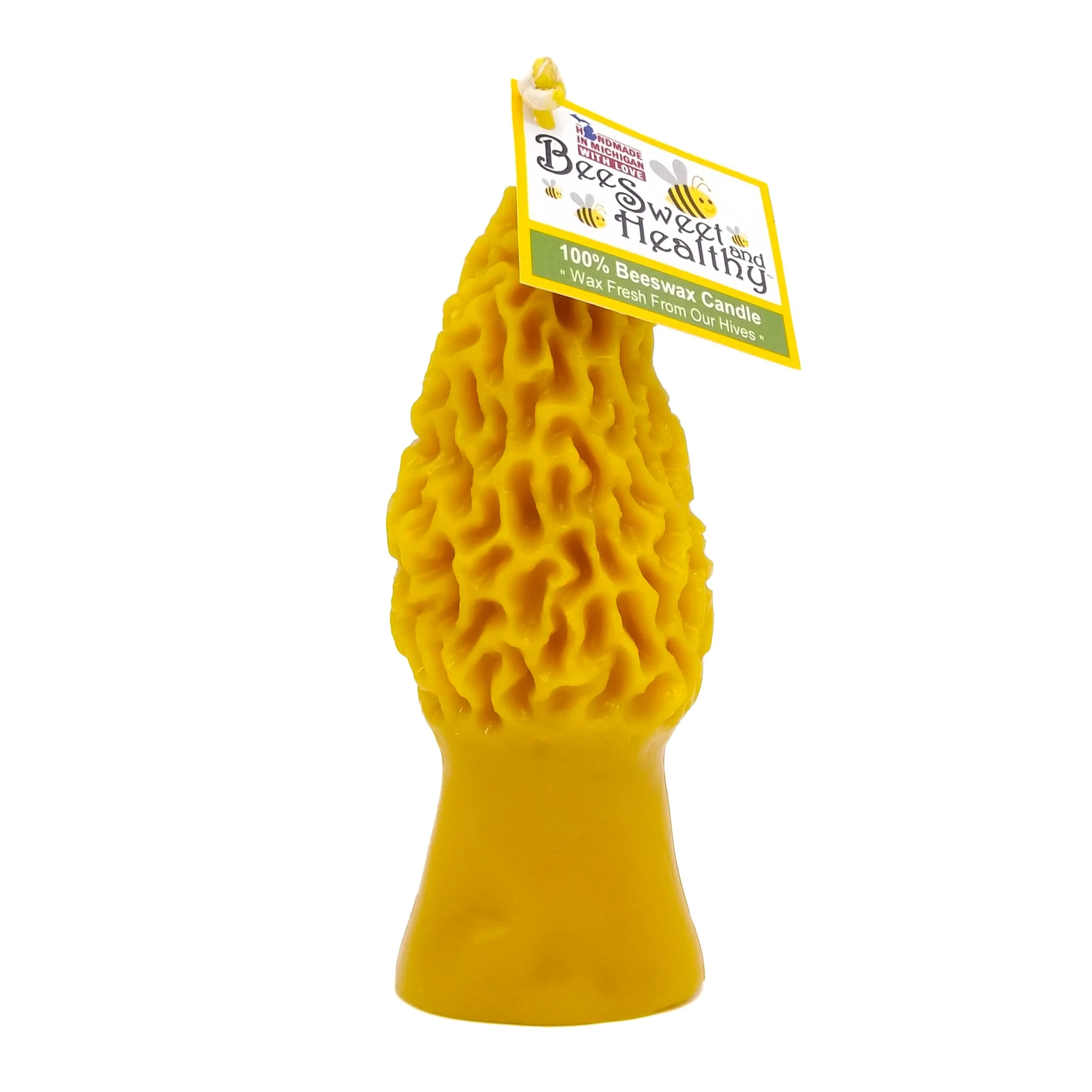Beeswax, Candle, Shape, Morel Mushroom