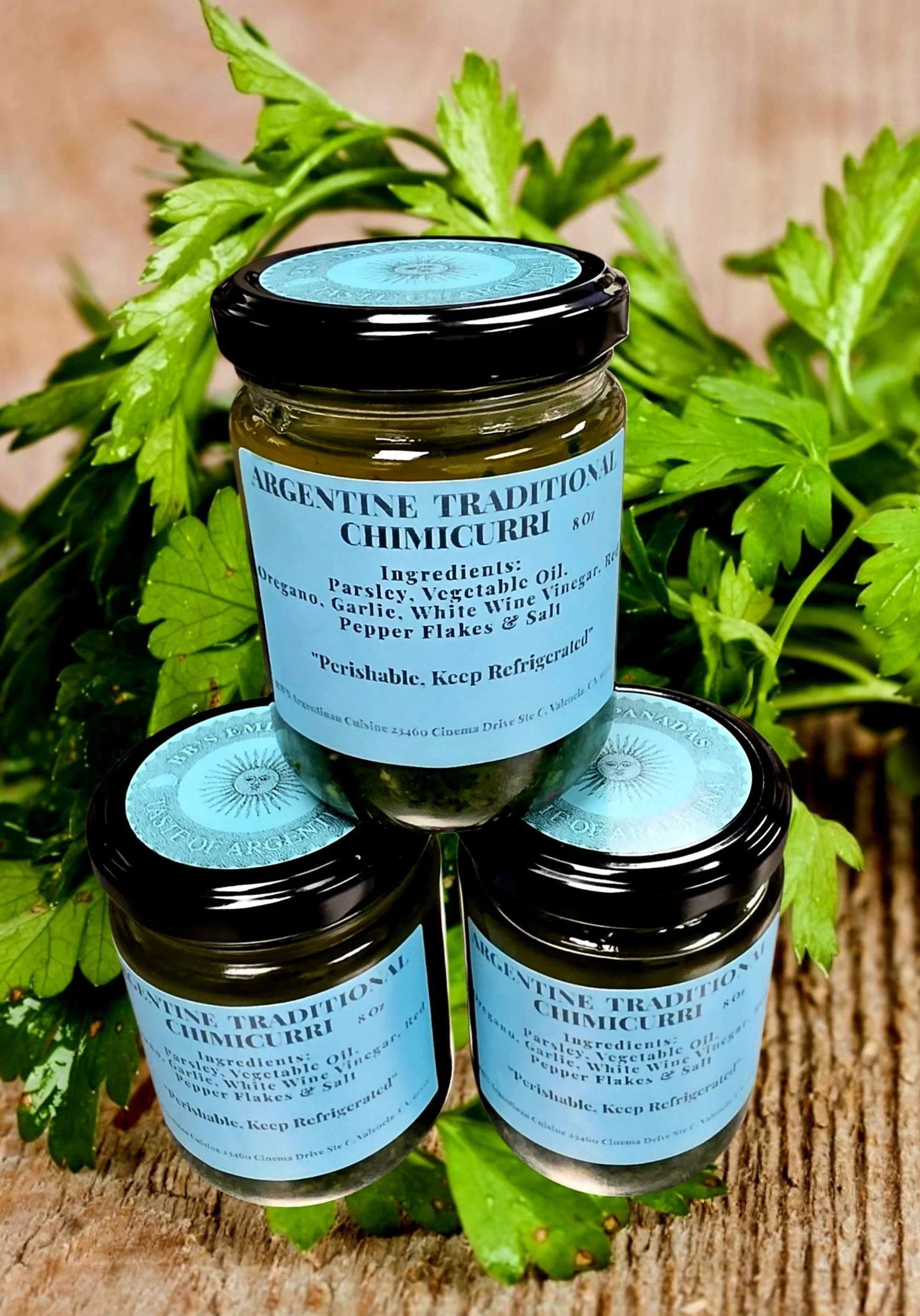Chimmichurri Sauce Jar 8 oz