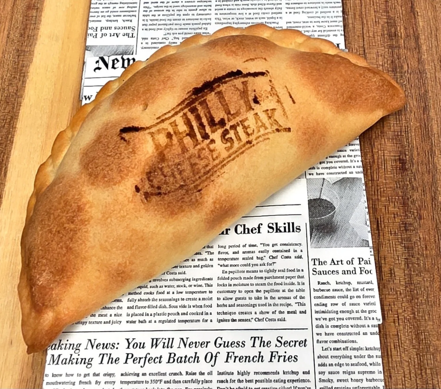 Philly Cheesesteak Empanada