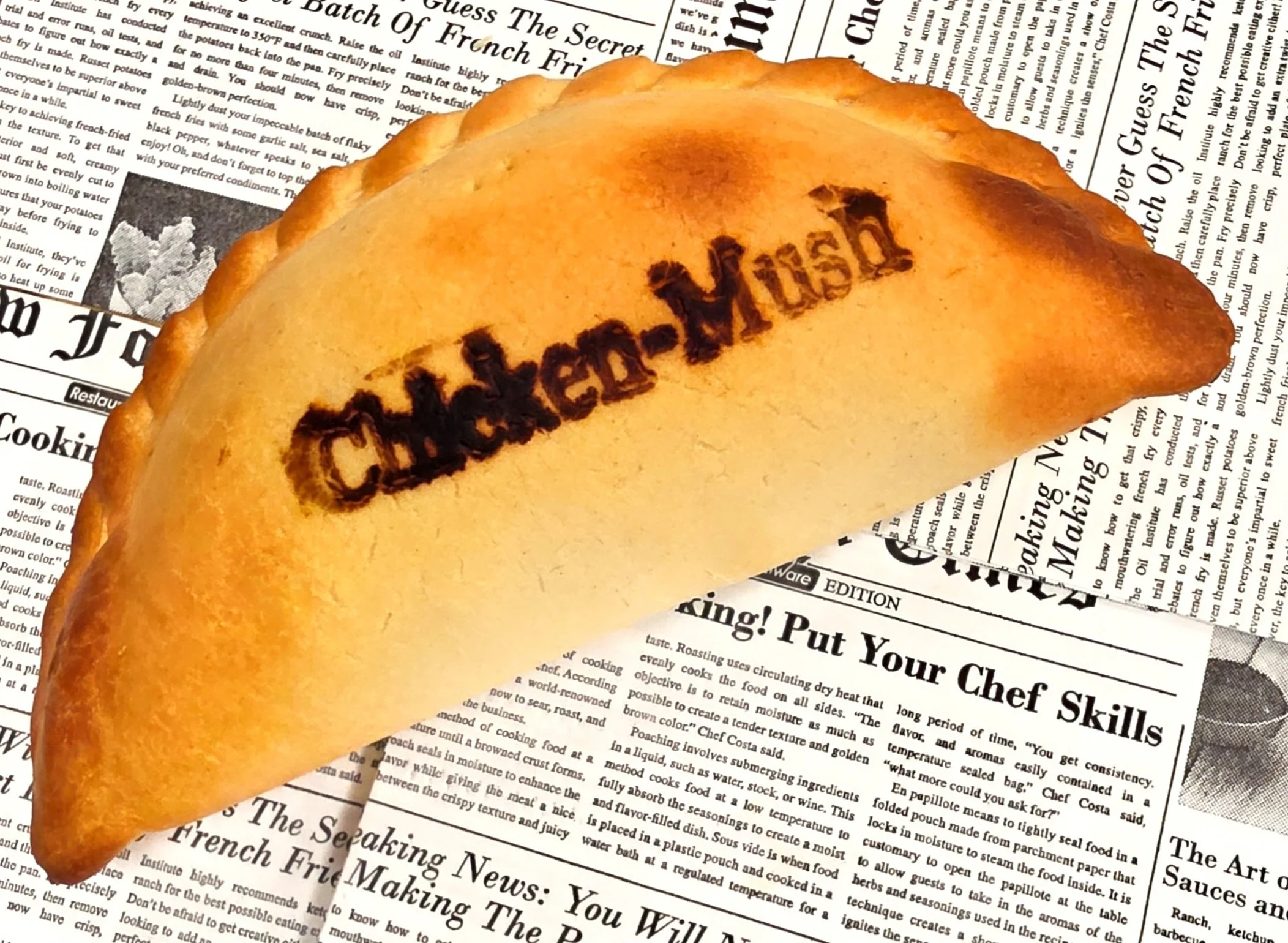 Chicken Mushroom Empanada