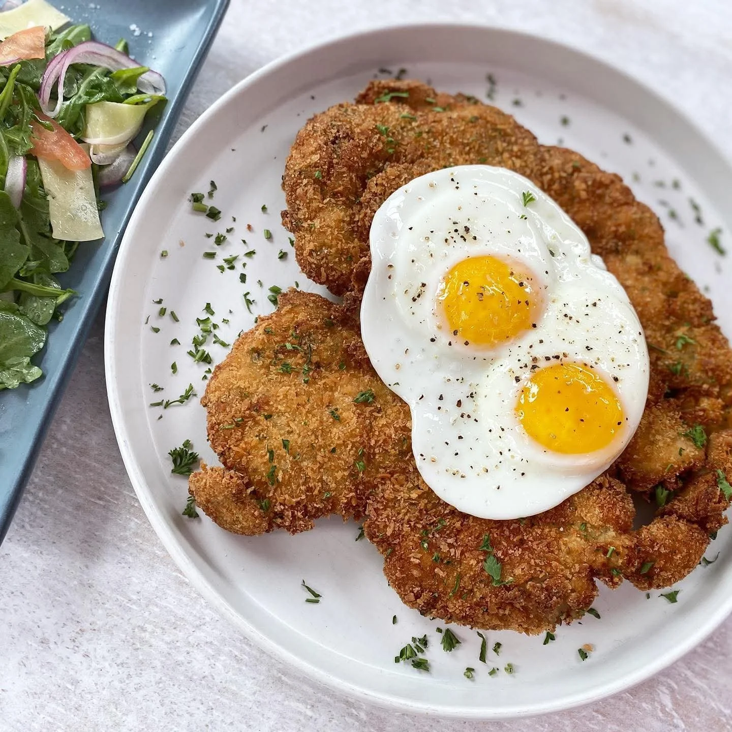 Milanesa A Caballo