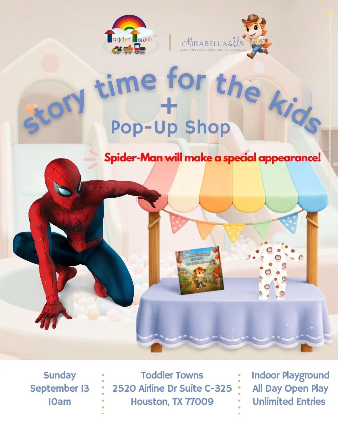 Story time with Spiderman