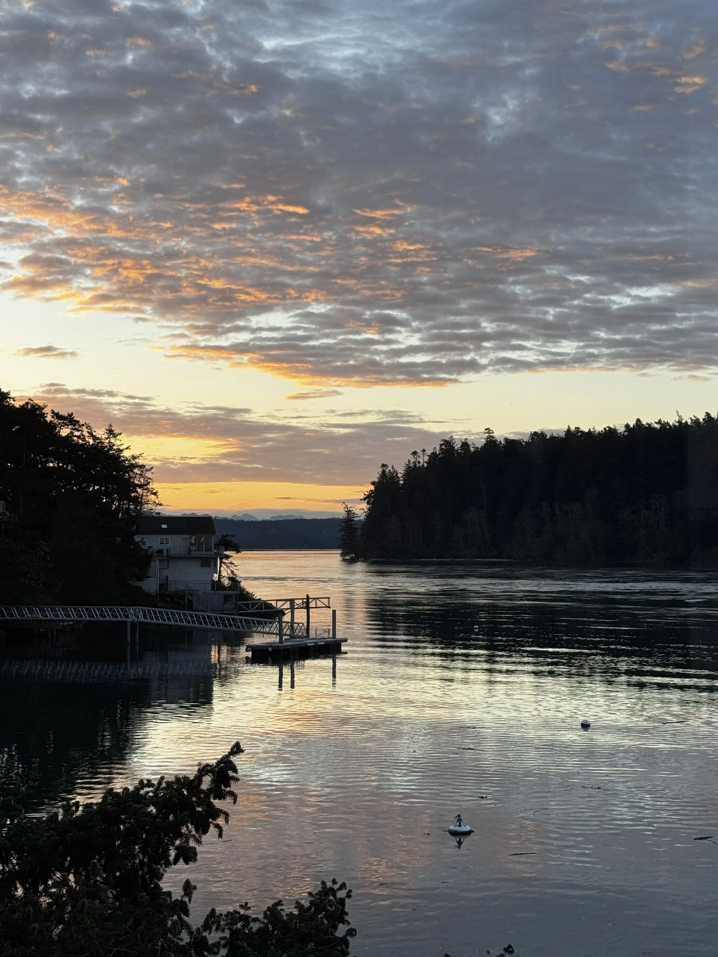 Sunrise at Hoypus Point.