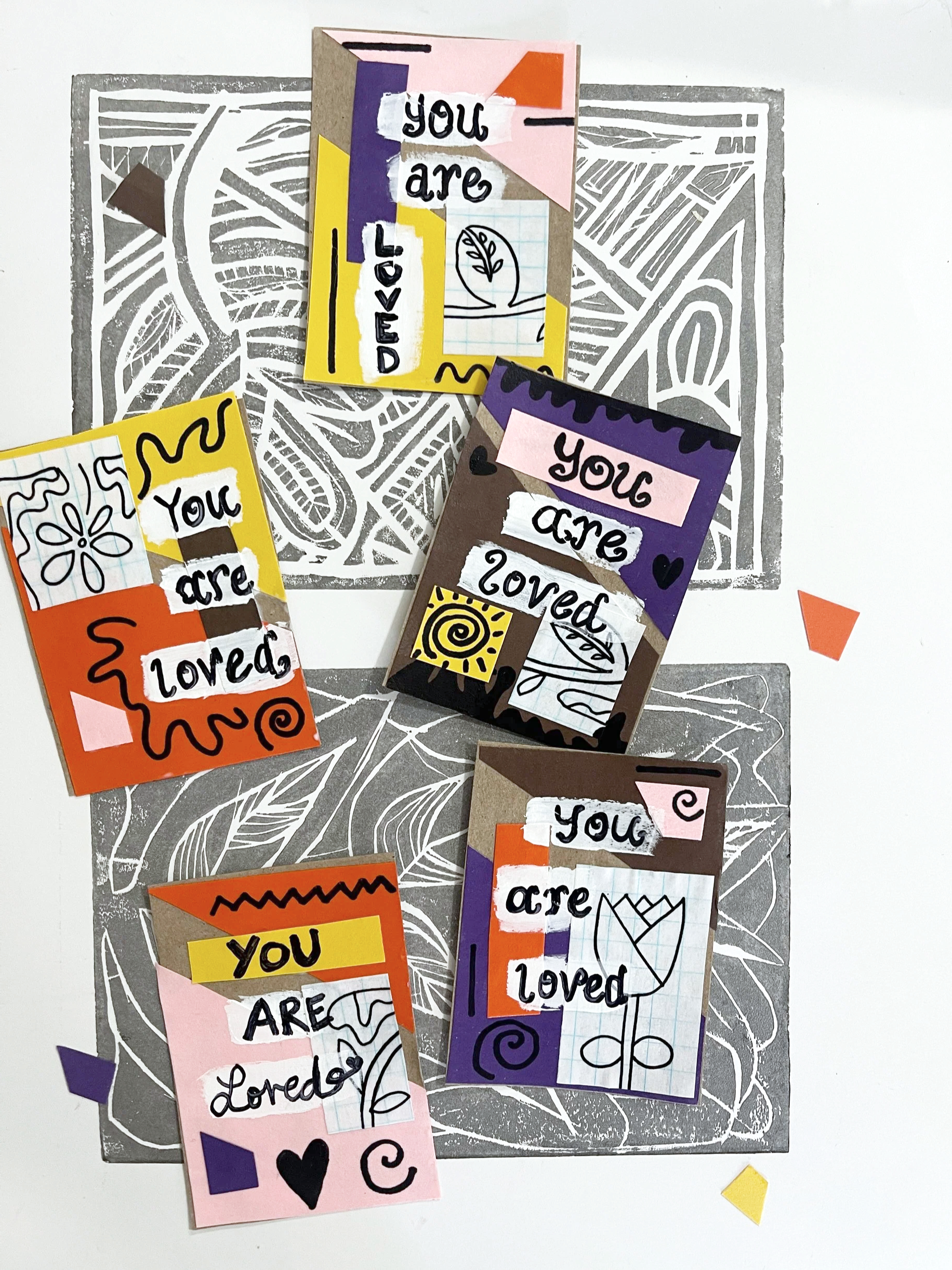 the stories that save us virtual retreat collage card examples