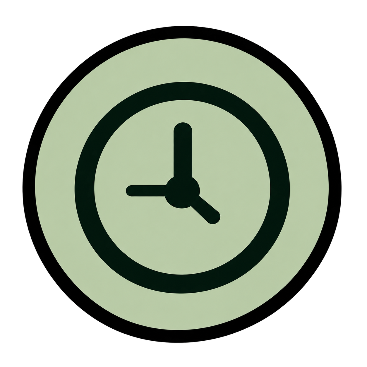 Clock icon representing scheduled pet care visits.
