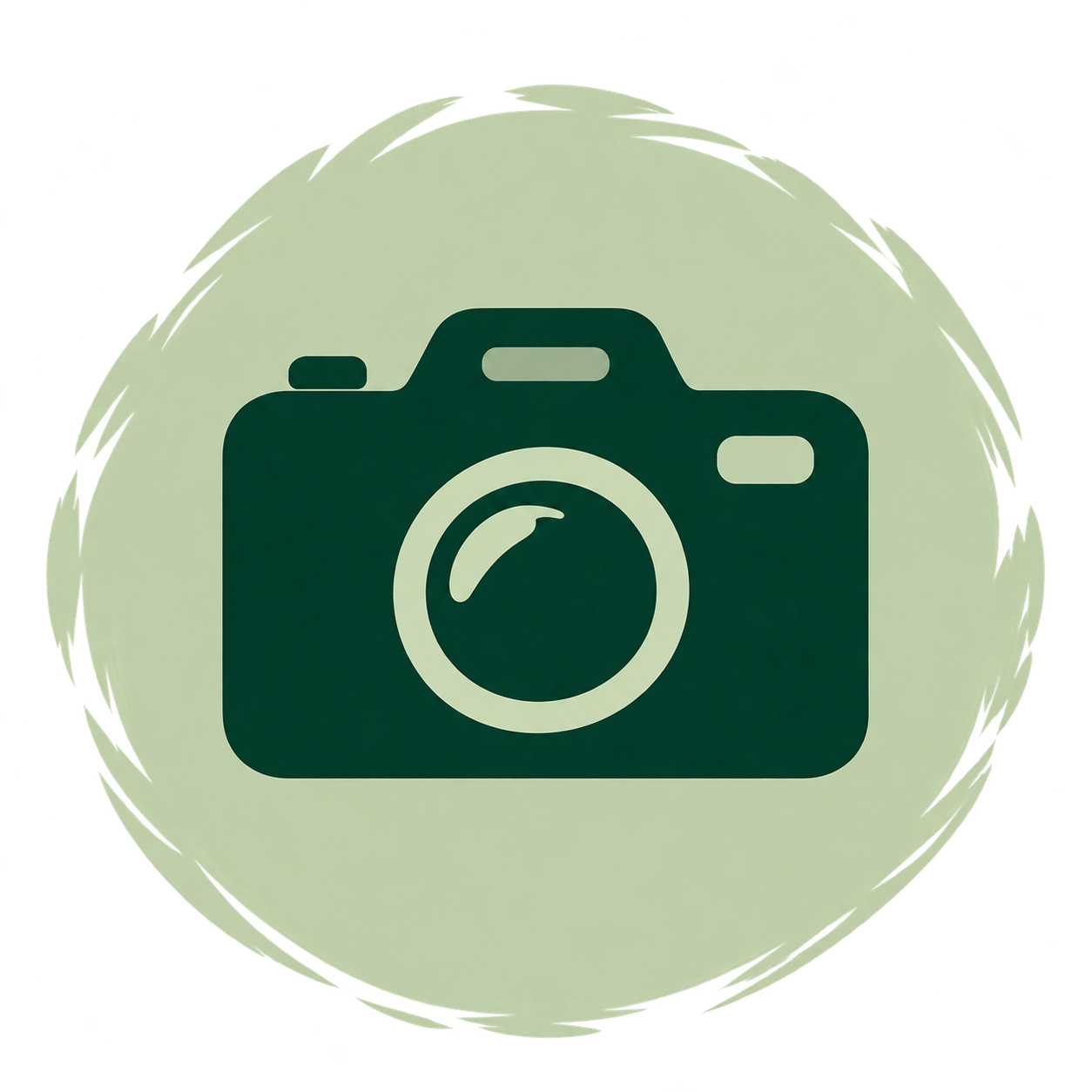 Camera icon representing pet photos and visit updates provided by Kashie's Korner.