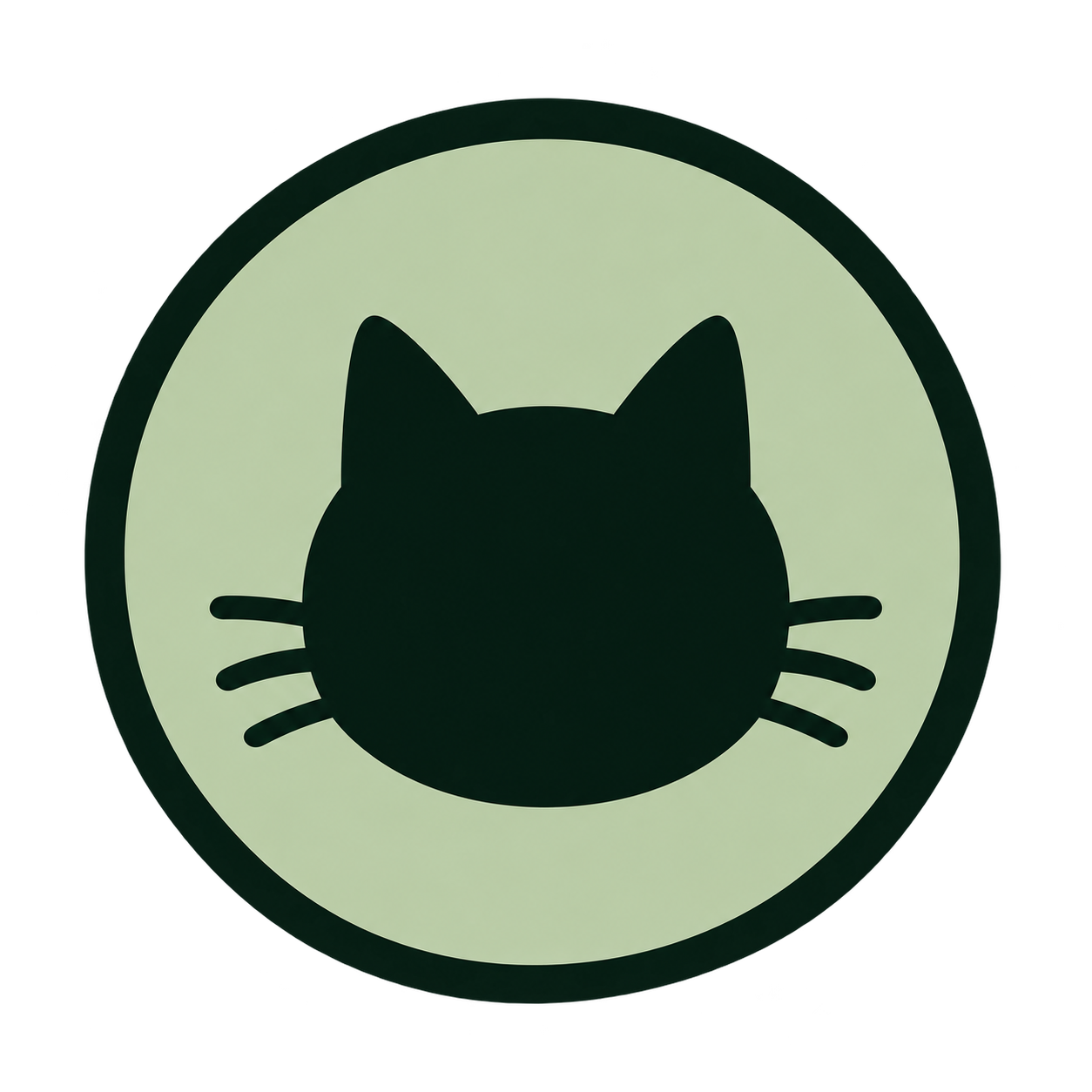 Cat silhouette icon representing professional cat care.