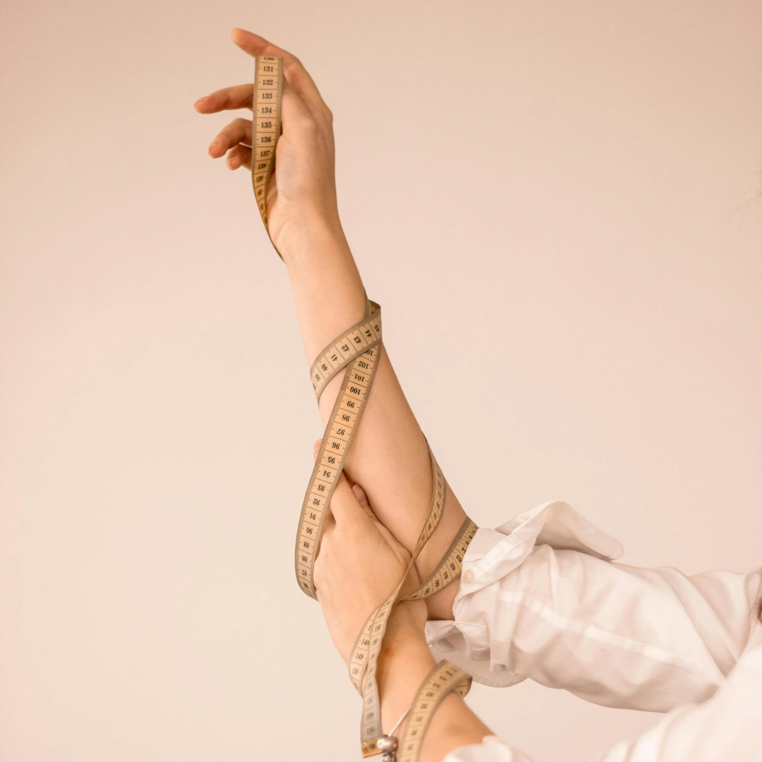 Tape Measure wrapped around arm
