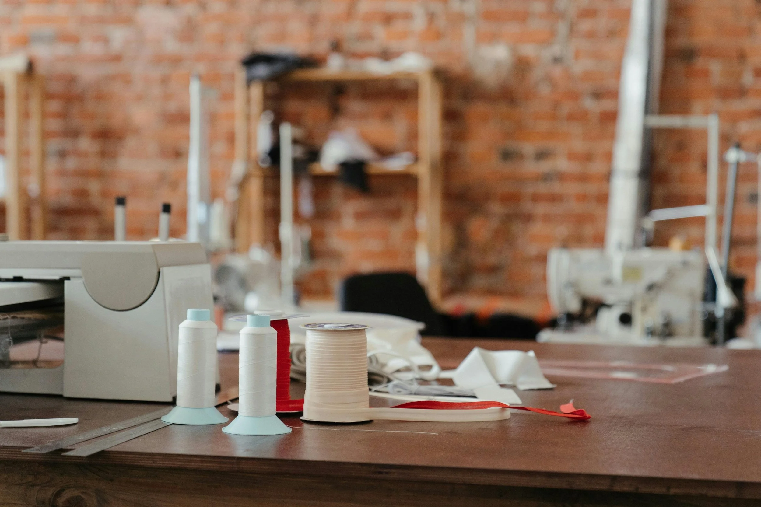 Sewing Notions on table