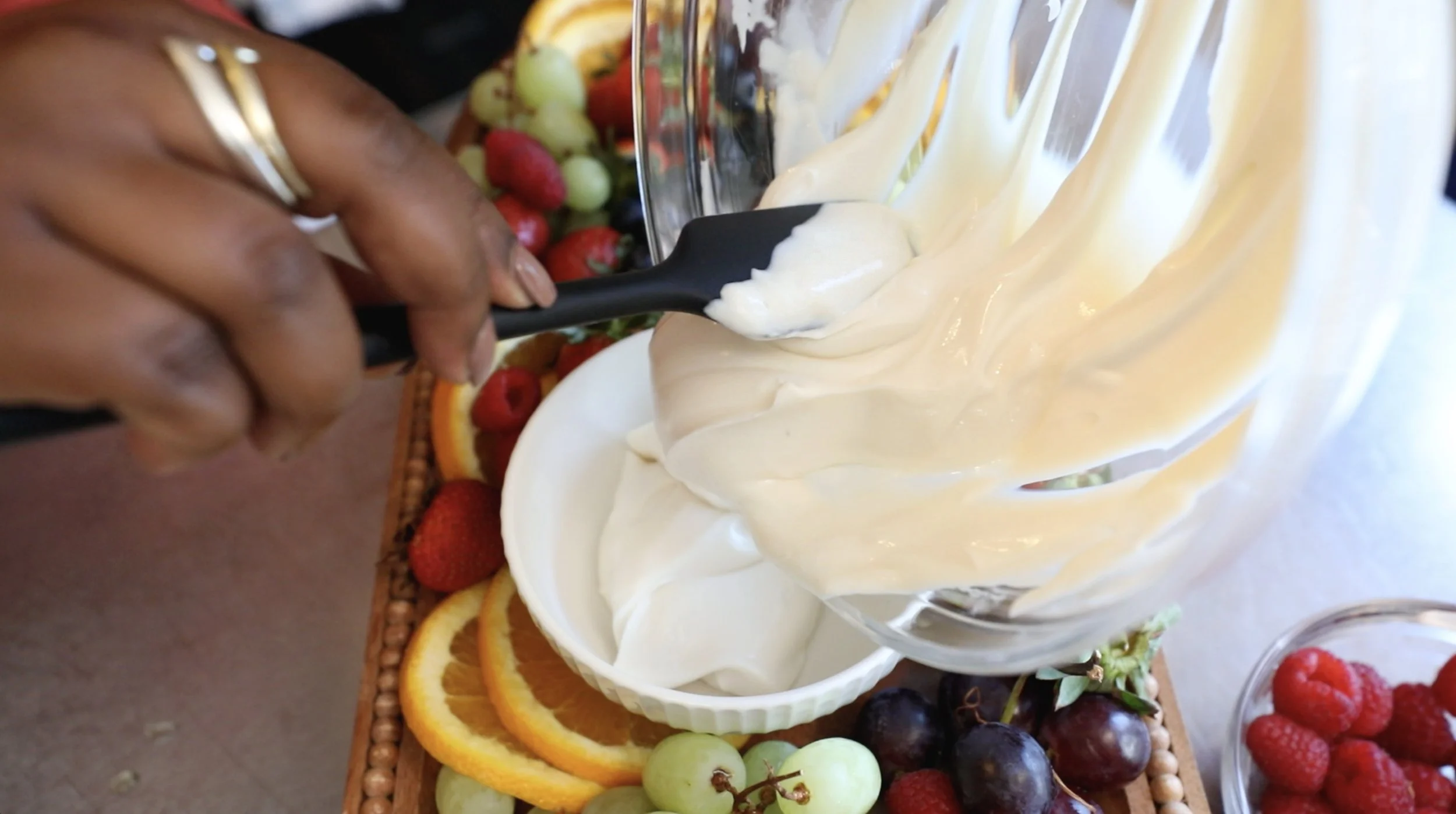 The Easiest Fruit Dip for Beautiful Gatherings