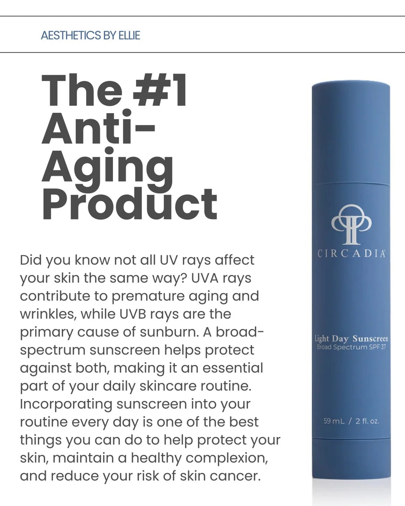 Sunscreen isn&rsquo;t just for sunny summer days&mdash;it&rsquo;s an essential part of your skincare routine all year long!

Many people think sunscreen is only necessary when they&rsquo;re spending the day outside, but UV rays are present year-round