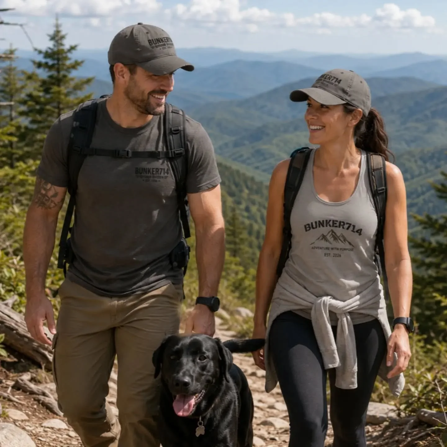 A mountain view, good company, and a four-legged adventure buddy... that's what it's all about.

We created Bunker714 for people who feel most at home outdoors.

Whether you're chasing waterfalls, hiking your favorite trail, or planning your next cam