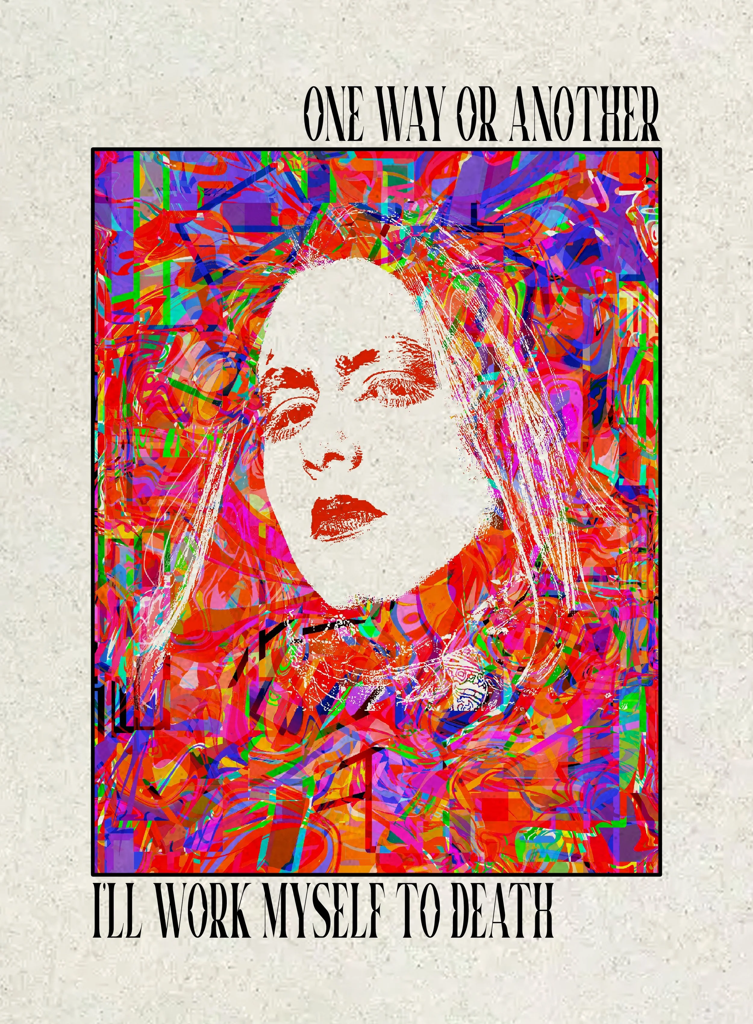"IS THIS ENOUGH?", 2024. Mini zine. Digital art & graphic design. Based on "IS THIS ENOUGH FOR YOU? (Patchwork No.1)" (2023). PAGE 2.