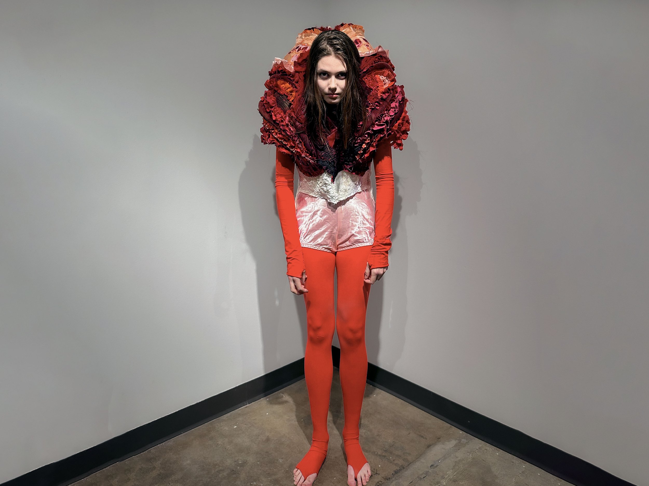 "Hag Weight", 2025. Performance & Wearable Art. Photographed by Alana Reese-Walker.