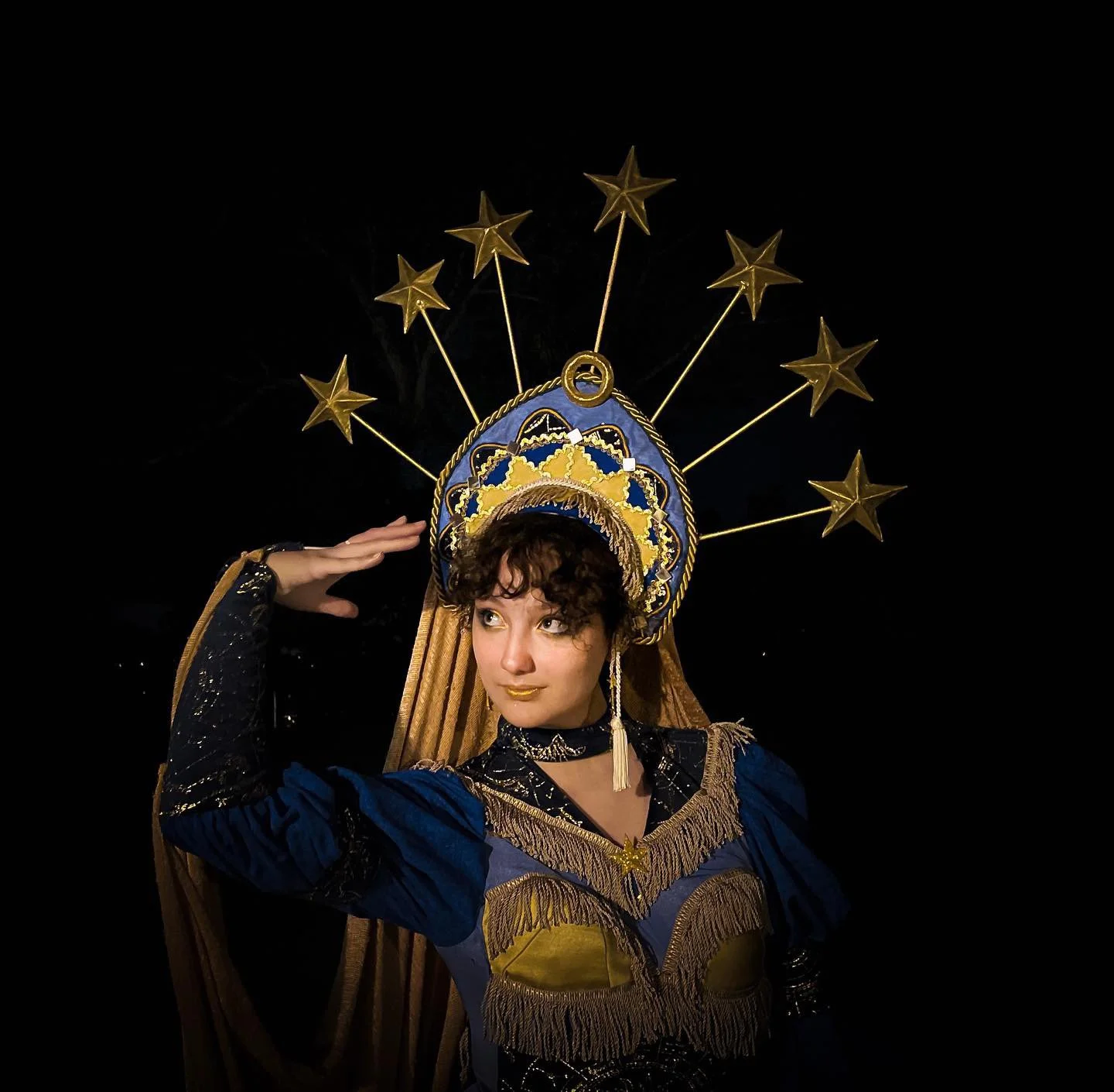 "The Celestial Theatre", 2022. Modeled by Riley Verner.