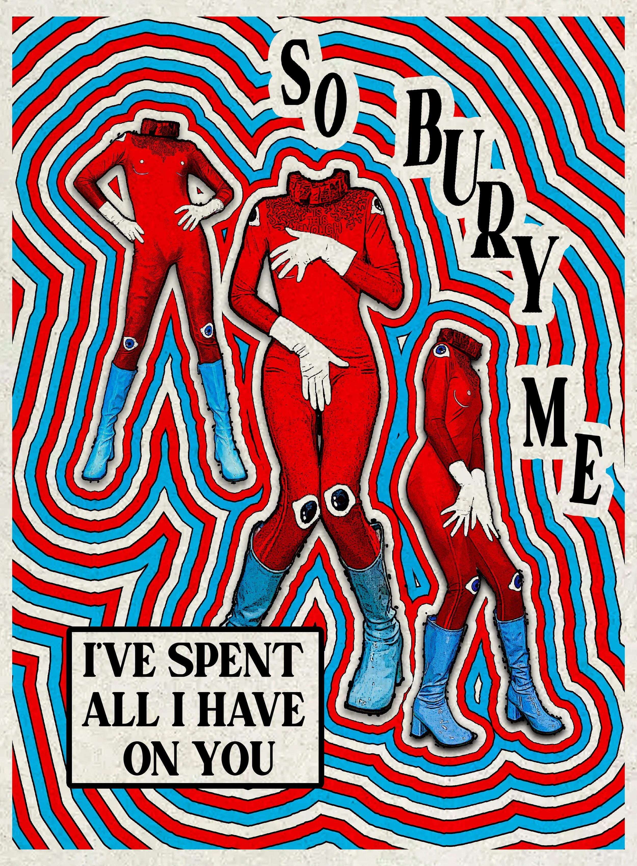 "IS THIS ENOUGH?", 2024. Mini zine. Digital art & graphic design. Based on "IS THIS ENOUGH FOR YOU? (Patchwork No.1)" (2023). PAGE 4.