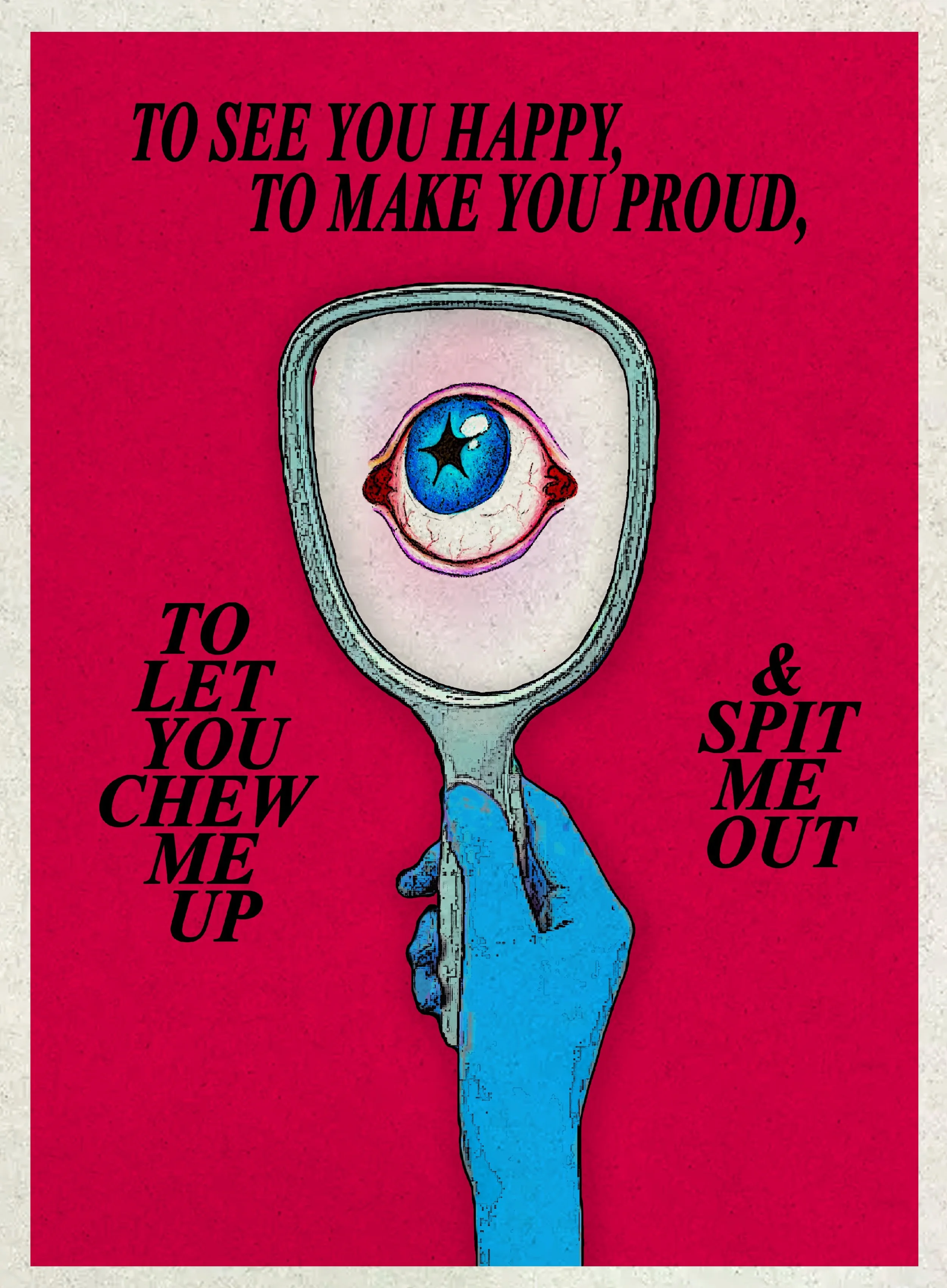 "IS THIS ENOUGH?", 2024. Mini zine. Digital art & graphic design. Based on "IS THIS ENOUGH FOR YOU? (Patchwork No.1)" (2023). PAGE 5.