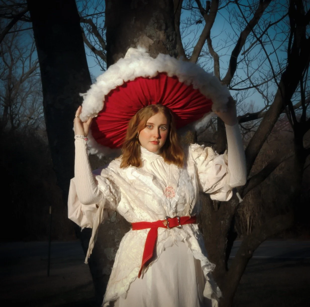 "Too Ripe, Too Rotten", 2022. Modeled by Lillian Hall.