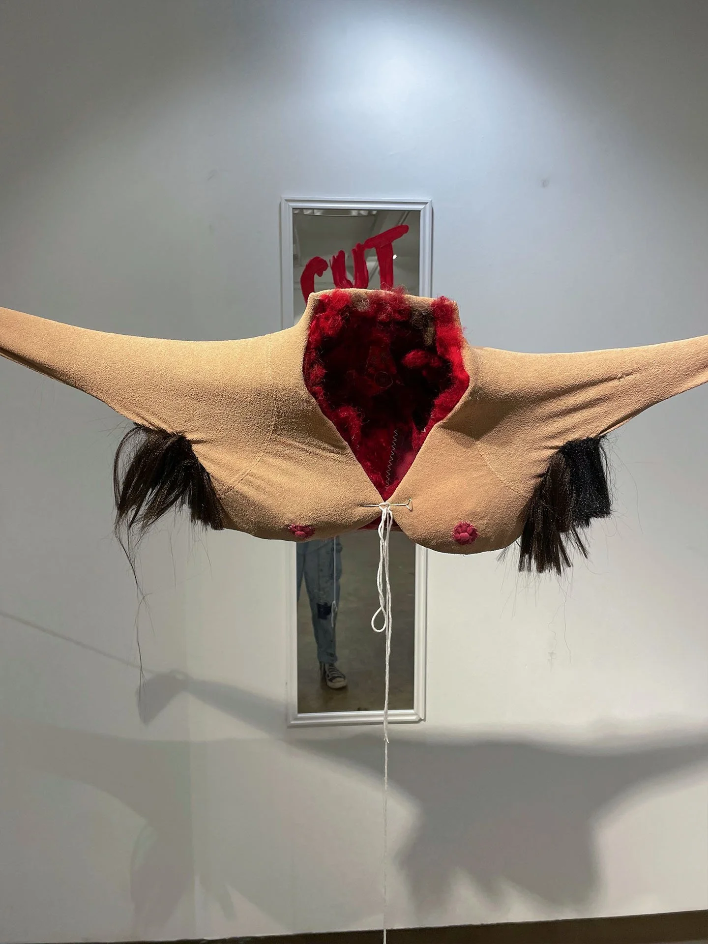 "Cut It Off", 2025. Interactive installation. 