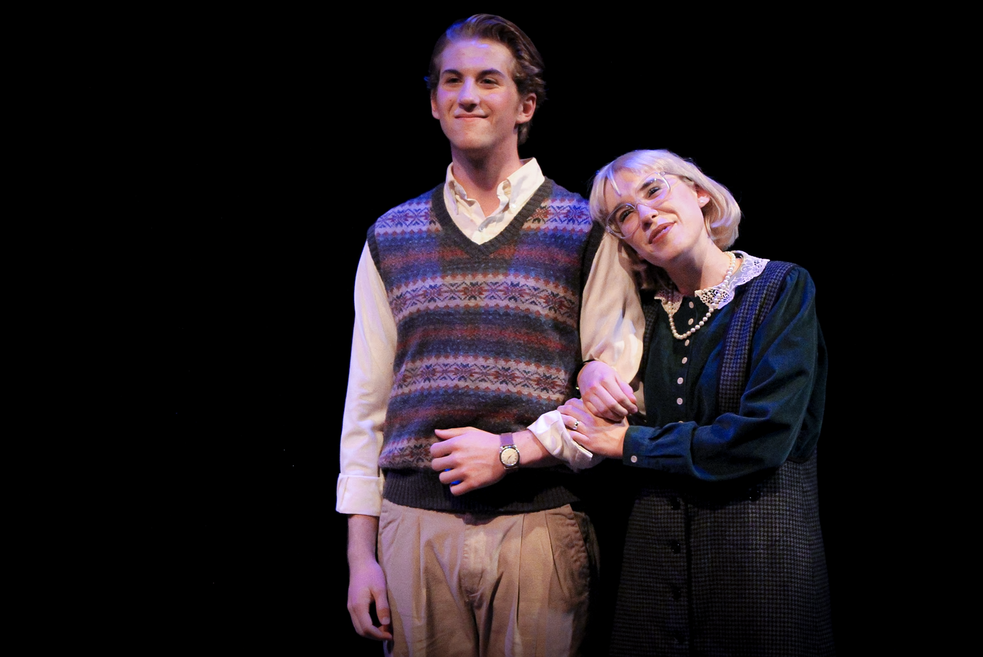 "Radium Girls", Fall 2025. Directed by Christina Hernandez. Written by D.W. Gregory. Photo: Kevin Lechner (left), Theo Lord (right).